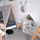 Detske Children Bunny Wall Bathroom Bedroom Hanging Mirror Decor